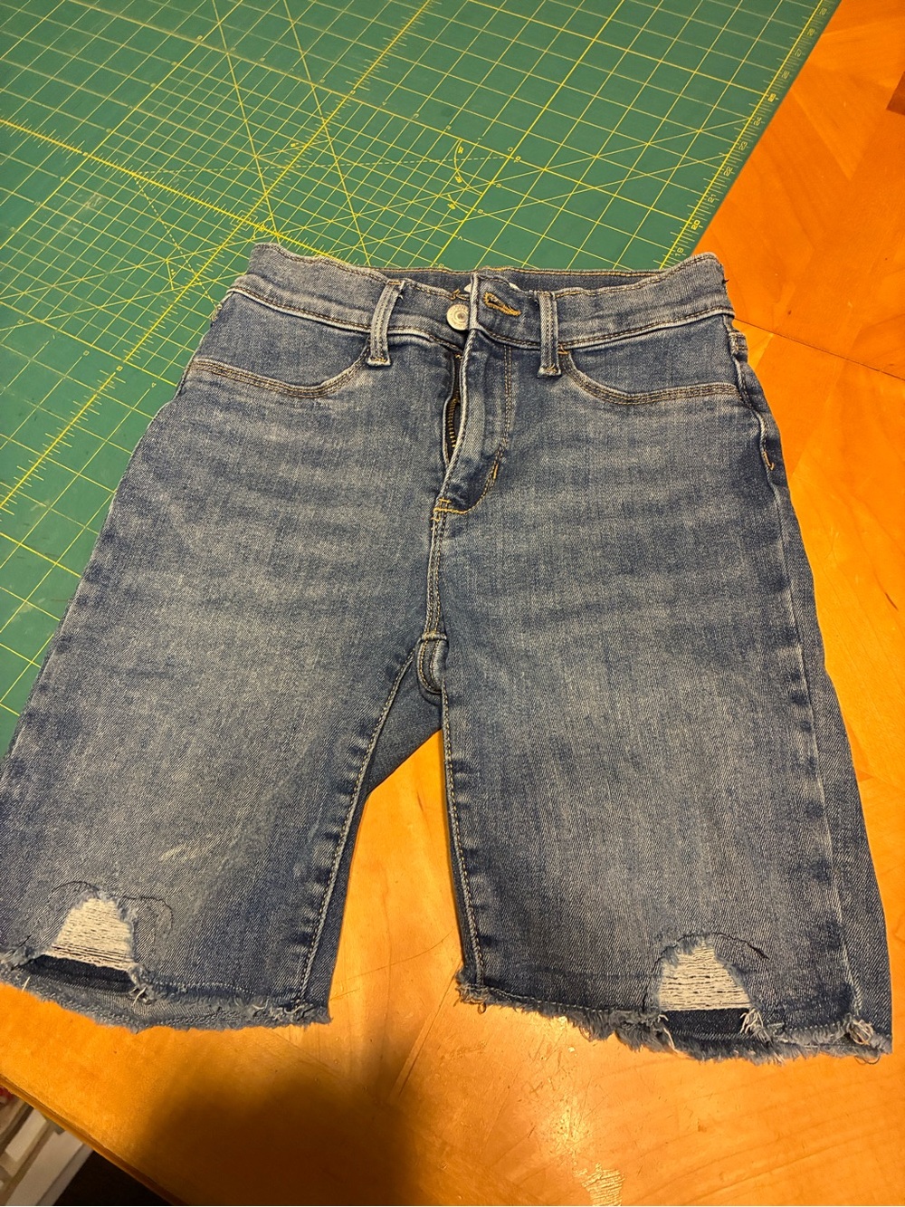 Old Navy Distressed Denim Kids Shorts - Blue